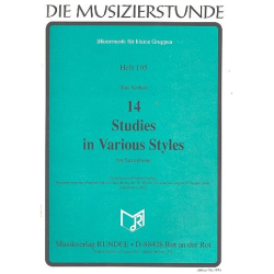         14 Studies in Various Styles (Sax-Solo) - Ton Verhiel
    