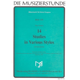 14 Studies in Various Styles (Sax-Solo)