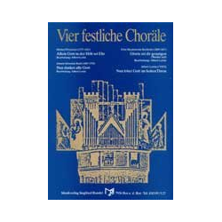         Vier festliche Choräle - Diverse / Arr. Albert Loritz
    