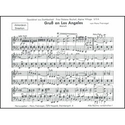         Gruß an Los Angeles - Hans Freivogel
    
