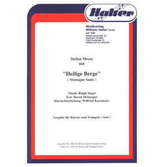 Heilige Berge (Montagne Sante) (Trompetensolo mit Bigband)