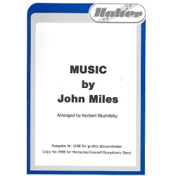         Music - John Miles / Arr. Norbert Studnitzky
    