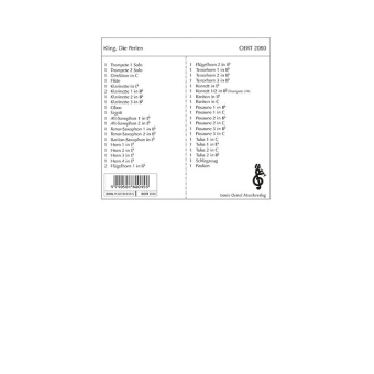 Die Perlen  (Konzertpolka für 1 od. 2 Trompeten od. Xylophon)