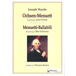         Ochsen-Menuett / Menuetti-Ballabili - Franz Joseph Haydn / Arr. Josef Kótay
    