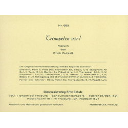         Trompeten vor! - Erich Gutzeit
    