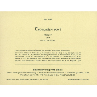 Trompeten vor!