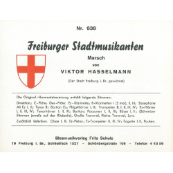         Freiburger Stadtmusikanten - Viktor Hasselmann
    