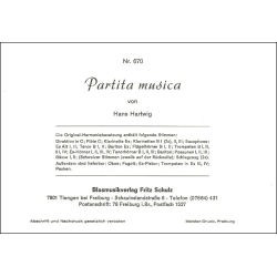         Partita musica - Hans Hartwig
    