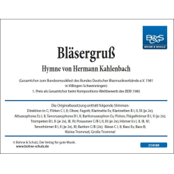         Bläsergruß (Hymne) - Hermann Kahlenbach
    