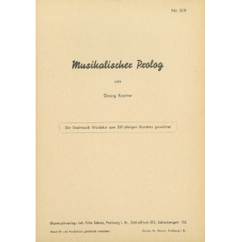 Musikalischer Prolog