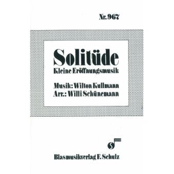 Solitüde (Solo für Flöte oder Oboe und BLO)