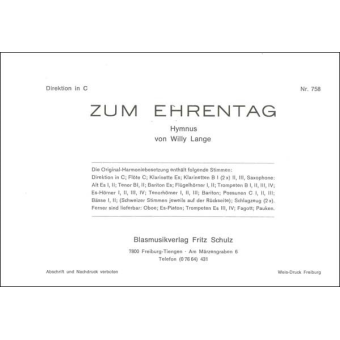 Zum Ehrentag (Hymne)