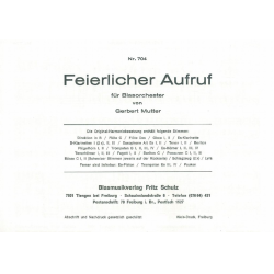         Feierlicher Aufruf - Gerbert Mutter
    
