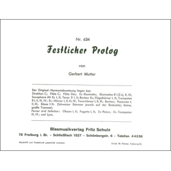 Festlicher Prolog