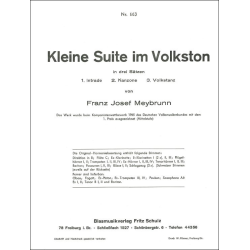         Kleine Suite im Volkston in 3 Sätzen - Franz Josef Meybrunn
    