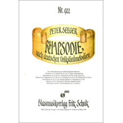         Rhapsodie nach deutschen Volksliedmelodien - Peter Seeger
    