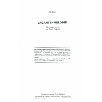 Vagantenmelodie (Fox-Intermezzo)
