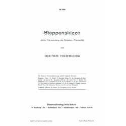         Steppenskizze (mit Kosaken-Patrouille) - Dieter Herborg
    