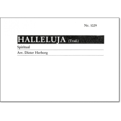         Halleluja - Dieter Herborg / Arr. Dieter Herborg
    