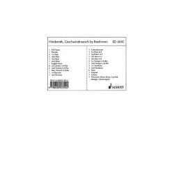         Geschwindmarsch by Beethoven (Paraphrase from the "Sinfonia Serena") - Paul Hindemith
    