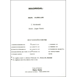         Madrigal: Se nel partir (ab Quintett) - Claudio Monteverdi / Arr. Jürgen Ramin
    