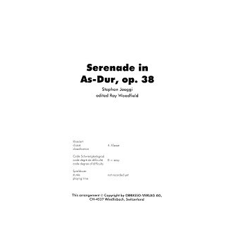Serenade in As-Dur, op. 38