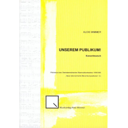         Unserem Publikum - Alois Wimmer
    