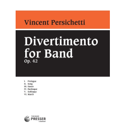         Divertimento for Band, op. 42 - Vincent Persichetti
    