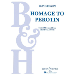         Medieval Suite Nr. 2 (Homage to Perotin) (Set) - Perotin / Arr. Ron Nelson
    