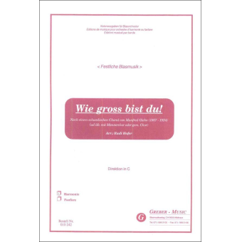 Wie groß bist du (Choral)