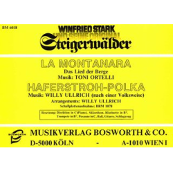         La Montanara / Haferstroh-Polka - Willy Ullrich / Arr. Willy Ullrich
    