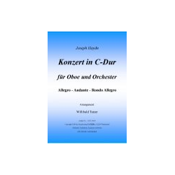         Konzert in C-Dur für Oboe und Orchester - Franz Joseph Haydn / Arr. Willibald Tatzer
    