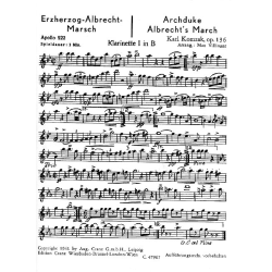         Erzherzog-Albrecht-Marsch / Einzugsmarsch aus "Der Zigeunerbaron" - Johann Strauß / Strauss (Sohn) / Arr. Max Villinger
    