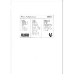         Nachtschwärmer, op. 466 (Walzer) (Direktion und Stimmensatz) - Carl Michael Ziehrer / Arr. Walter Heyer
    