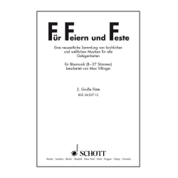         Für Feiern und Feste (02 Grosse Flöte 2) - Max Villinger
    