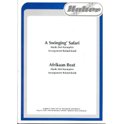         A swingin' Safari / Afrikaan Beat - Bert Kaempfert / Arr. Roland Kreid
    