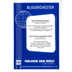         Jetzt wird geschunkelt / Wir trampen und marschieren - Diverse / Arr. Harro Steffen
    