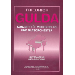         Konzert für Violoncello und Blasorchester (Klavierauszug) - Friedrich Gulda
    