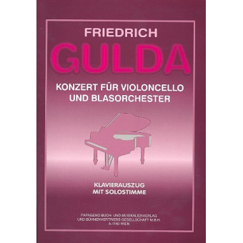 Konzert für Violoncello und Blasorchester (Klavierauszug)