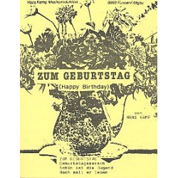         Zum Geburtstag-Happy Birthday (Potpourri) - Diverse / Arr. Hans Kamp
    