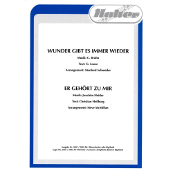         Wunder gibt es immer wieder / Er gehört zu mir - Christian Bruhn / Arr. Manfred Schneider / Steve McMillan
    
