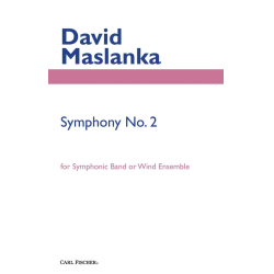         Symphony No. 2 - Full Score / Partitur - David Maslanka
    