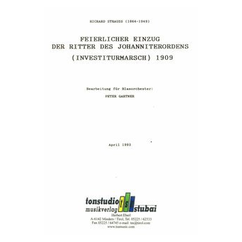 Feierlicher Einzug der Ritter des Johanniterordens