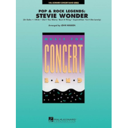         Pop and Rock Legends: Stevie Wonder - Stevie Wonder / Arr. John Wasson
    