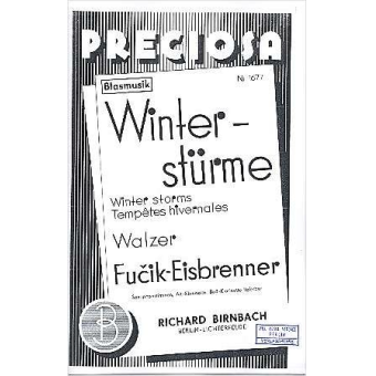 Winterstürme (Walzer) - Verlagskopie