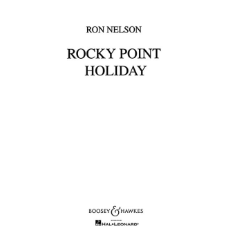 Rocky Point Holiday (Partitur und Stimmen)