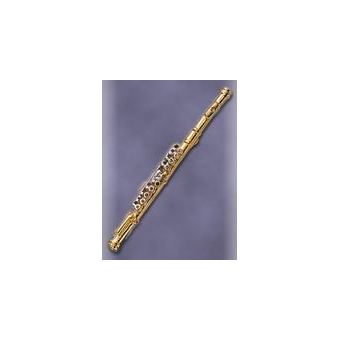 Anstecker A11 Querflöte vergoldet