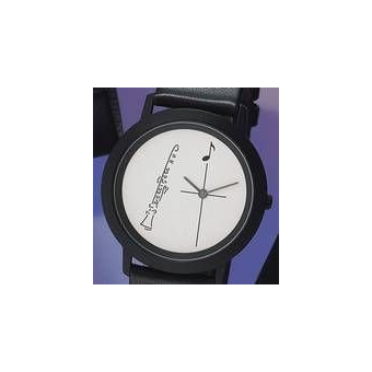 Armbanduhr Black "Klarinette"