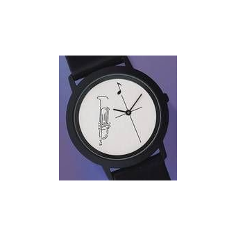 Armbanduhr Black "Trompete"