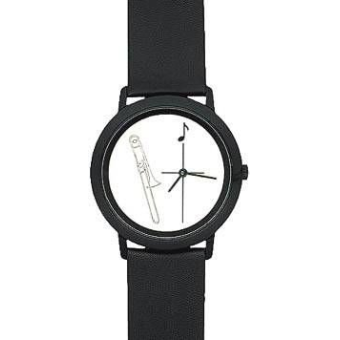 Armbanduhr Black "Posaune"